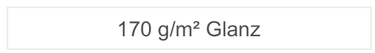 170 g/m² Glanz